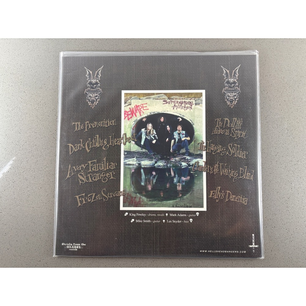 Deceased Supernatural Addiction Vinyl LP Hells Headbangers Black Green Record
